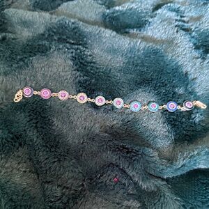 Elegant Purple and Blue Bracelet